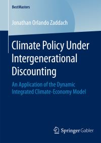 Book Cover for Climate Policy Under Intergenerational Discounting by Jonathan Orlando Zaddach