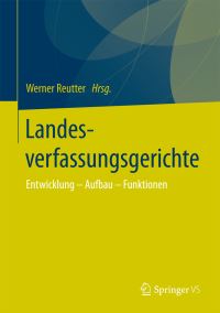 Book Cover for Landesverfassungsgerichte by Werner Reutter