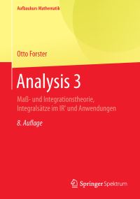 Book Cover for Analysis 3 by Otto Forster