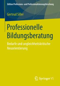 Book Cover for Professionelle Bildungsberatung by Gertrud Siller