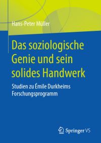 Book Cover for Das Soziologische Genie Und Sein Solides Handwerk by HansPeter Müller