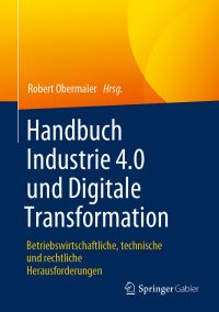 Book Cover for Handbuch Industrie 4.0 Und Digitale Transformation by Robert Obermaier