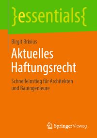 Book Cover for Aktuelles Haftungsrecht by Birgit Brixius