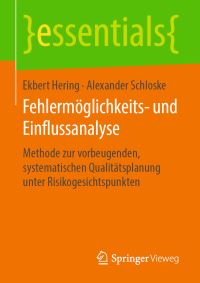 Book Cover for Fehlermöglichkeits- Und Einflussanalyse by Ekbert Hering, Alexander Schloske