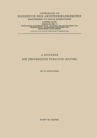Book Cover for Syphilitische Geistesstörungen · Psychosen Des Rückbildungs- Und Greisenalters · Epileptische Reaktionen Und Epileptische Krankheiten by A Bostroem