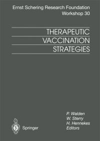 Book Cover for Therapeutic Vaccination Strategies by P Walden, W Sterry, H Hennekes
