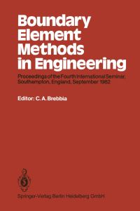 Book Cover for Boundary Element Methods in Engineering by C A Brebbia