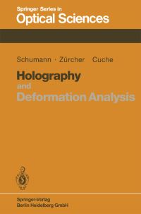 Book Cover for Holography and Deformation Analysis by W Schumann, JP Zürcher, D Cuche