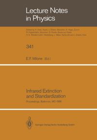 Book Cover for Infrared Extinction and Standardization by EF Milone