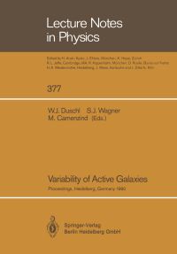 Book Cover for Variability of Active Galaxies by Wolfgang J Duschl, Stefan J Wagner, Max Camenzind