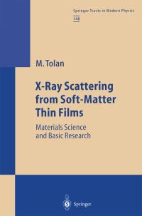 Book Cover for X-Ray Scattering from Soft-Matter Thin Films by Metin Tolan