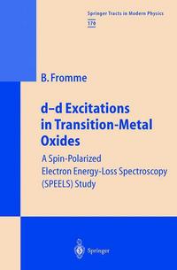 Book Cover for D-D Excitations in Transition-Metal Oxides by Bärbel Fromme