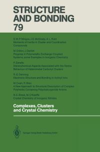 Book Cover for Complexes, Clusters and Crystal Chemistry by R Brec, NE Brese, J Darriet, RG Denning, M Drillon, M Evain, JE McGrady, DMP Mingos, M OKeeffe, AL Rohl, P Zanello