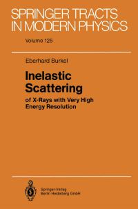Book Cover for Inelastic Scattering of X-Rays With Very High Energy Resolution by Eberhard Burkel