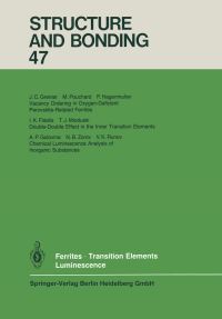 Book Cover for Ferrites Transition Elements Luminescence by IK Fidelis