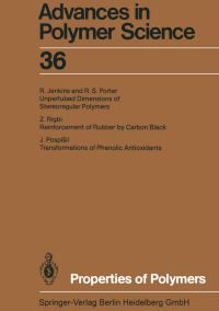 Book Cover for Advances in Polymer Science by R Jenkins, R Porter, Z Rigbi, J Pospisil