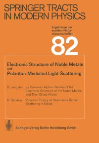 Book Cover for Electronic Structure of Noble Metals and Polariton-Mediated Light Scattering by B Bendow