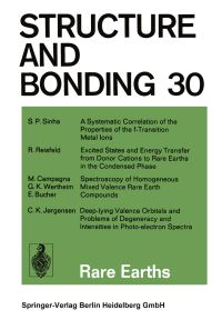 Book Cover for Structure and Bonding by Jack D Dunitz, Peter Hemmerich, James A Ibers, C Klixbüll Jørgensen, Joe B Neilands, Dirk Reinen, Robert Joseph P Williams