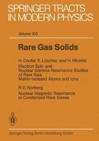 Book Cover for Rare Gas Solids by H Coufal, E Lüscher, H Micklitz, RE Norberg