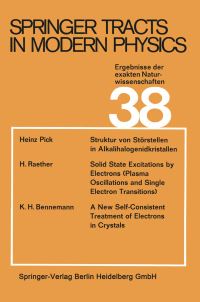 Book Cover for Springer Tracts in Modern Physics by G Höhler