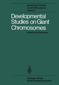 Book Cover for Developmental Studies on Giant Chromosomes by W Beermann