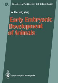 Book Cover for Early Embryonic Development of Animals by Wolfgang Hennig