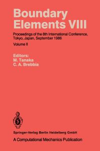 Book Cover for Boundary Elements VIII by Masataka Tanaka, Carlos A Brebbia