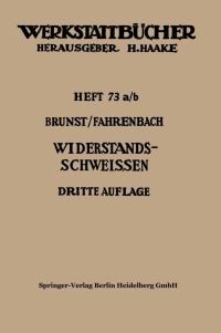 Book Cover for Widerstandsschweien by Walter Brunst, Wolfgang Fahrenbach