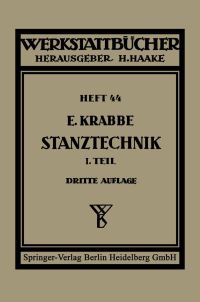 Book Cover for Schnittechnik by Erich Krabbe