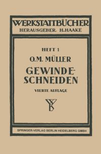 Book Cover for Gewindeschneiden by Otto Max Müller