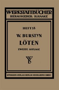 Book Cover for Das Löten by Walter Burstyn