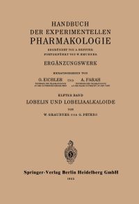 Book Cover for Lobelin Und Lobeliaalkaloide by W Graubner, G Peters