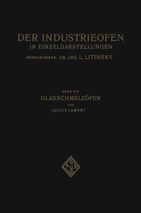 Book Cover for Glasschmelzöfen by Julius Lamort