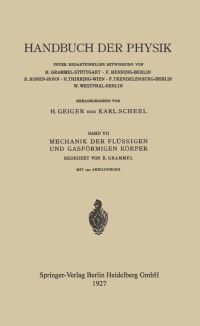 Book Cover for Mechanik Der Flüssigen Und Gasförmigen Körper by Jakob Ackeret, Albert Betz, Philipp Forchheimer, Andreas Gyemant, L Hopf, Max G Lagally, R Grammel