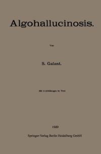 Book Cover for Algohallucinosis by S Galant
