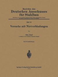 Book Cover for Versuche Mit Nietverbindungen by Otto Graf