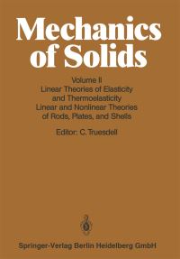 Book Cover for Linear Theories of Elasticity and Thermoelasticity by Clifford Truesdell