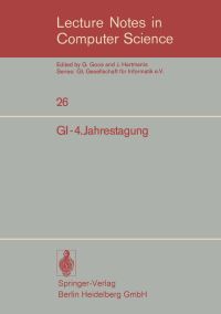 Book Cover for GI-4.Jahrestagung by Dirk Siefkes