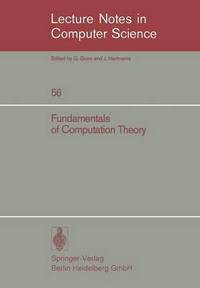 Book Cover for Fundamentals of Computation Theory by Marek Karpinski