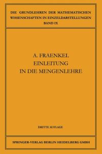 Book Cover for Einleitung in Die Mengenlehre by Abraham Adolf Fraenkel