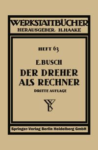 Book Cover for Der Dreher Als Rechner by Ernst Busch