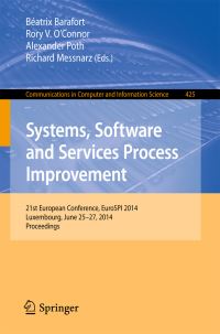 Book Cover for Systems, Software and Services Process Improvement by EuroSPI Conference