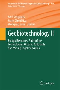 Book Cover for Geobiotechnology II by Axel Schippers, Franz Glombitza, W. Sand