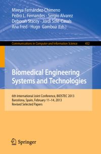 Book Cover for Biomedical Engineering Systems and Technologies by BIOSTEC Conference
