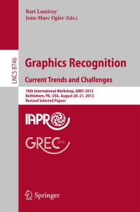 Book Cover for Graphics Recognition by GREC Workshop, International Association for Pattern Recognition