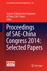 Book Cover for Proceedings of SAE-China Congress 2014 by SAEChina Congress