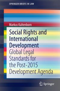 Book Cover for Social Rights and International Development by Markus Kaltenborn