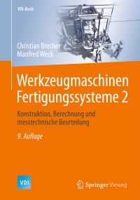Book Cover for Werkzeugmaschinen Fertigungssysteme 2 by Christian Brecher, Manfred Weck