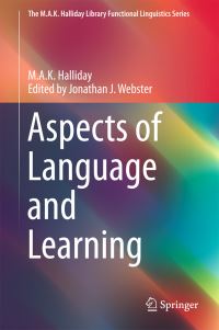 Book Cover for Aspects of Language and Learning by M A K Halliday