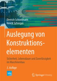 Book Cover for Auslegung Von Konstruktionselementen by Dietrich Schlottmann, Henrik Schnegas